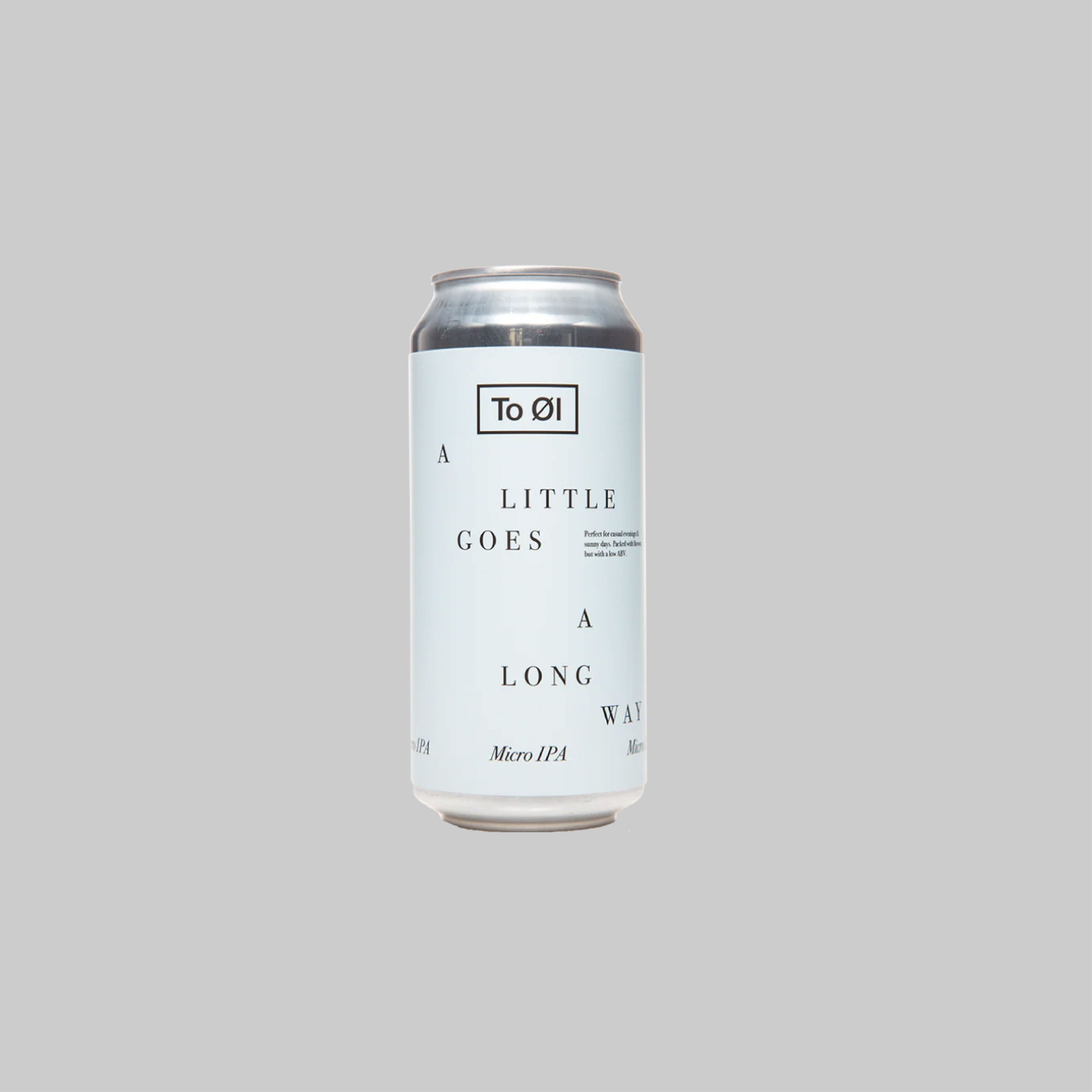 To Øl A Little Goes A Long Way Micro IPA Can 440ml 3.5% | Time2Drink